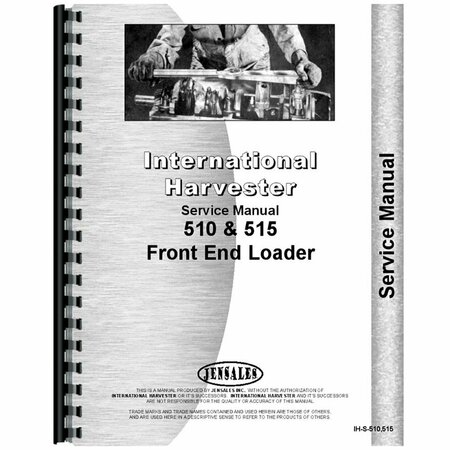 AFTERMARKET New Service Manual for  Fits International Harvester 510 Tractor RAP75400